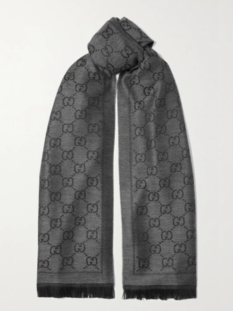 Gucci Black/Grey Scarf